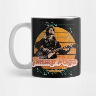 Jimmy page \\ retro art Mug